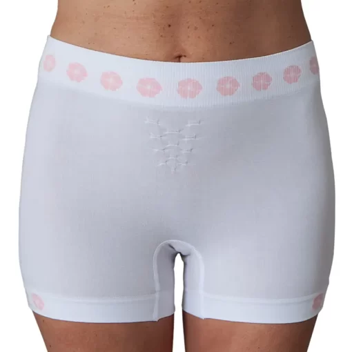 Rose Bamboo Comfort Shorts White - TL022 - Image 3