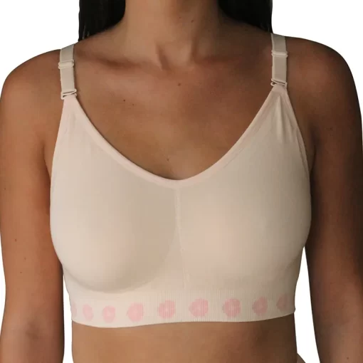 Fleur Wireless Bamboo Bra Vanilla - TL001 - Image 3